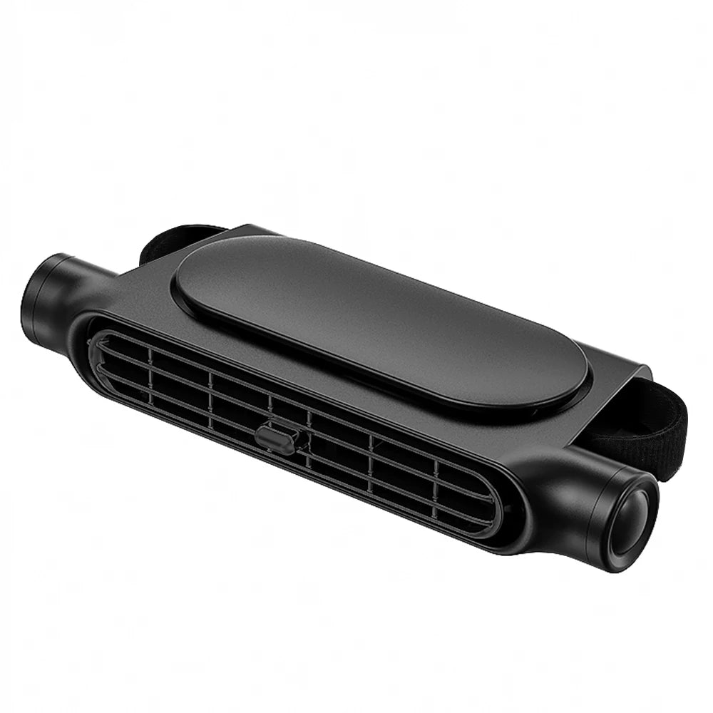 Car Seat Fan Front Rear Seat Headrest Cooling Air Fan Large 3000Mah Battery Refrigeration 3 Speed Independent Switch Car Interio