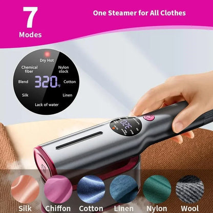 Handheld Automatic Steam Iron Nano Atomization Iron Steamer for Clothes Smart Portable Travel Clothes Steamer Home Appliances