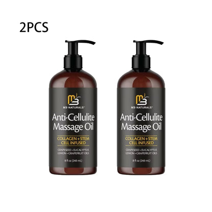 240Ml Collagen & Stem Cell Anti-Cellulite Improves Skin Tender and Firm Massage Oil Skin Promotes Cell Longevity