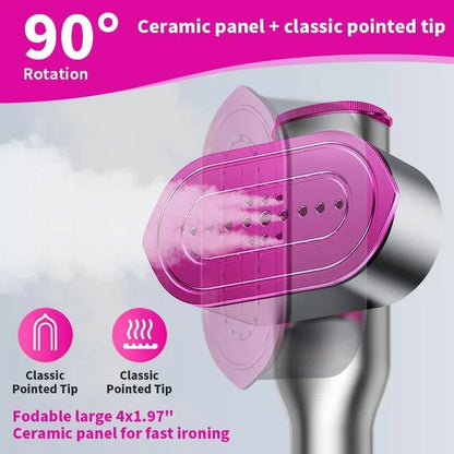 Handheld Automatic Steam Iron Nano Atomization Iron Steamer for Clothes Smart Portable Travel Clothes Steamer Home Appliances